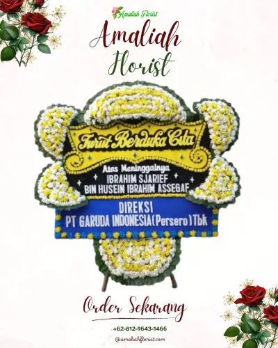 Papan Bunga Duka di Kandang