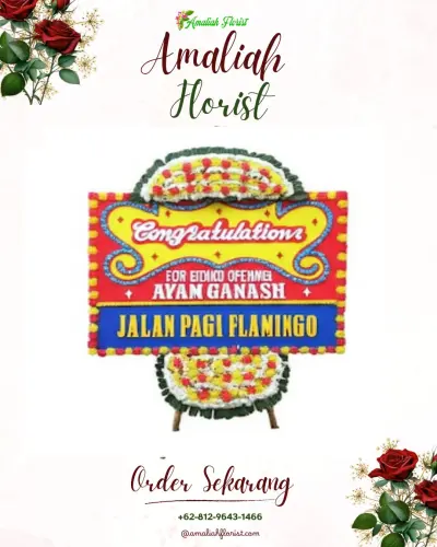 Bunga Papan Congratulation di Kandang